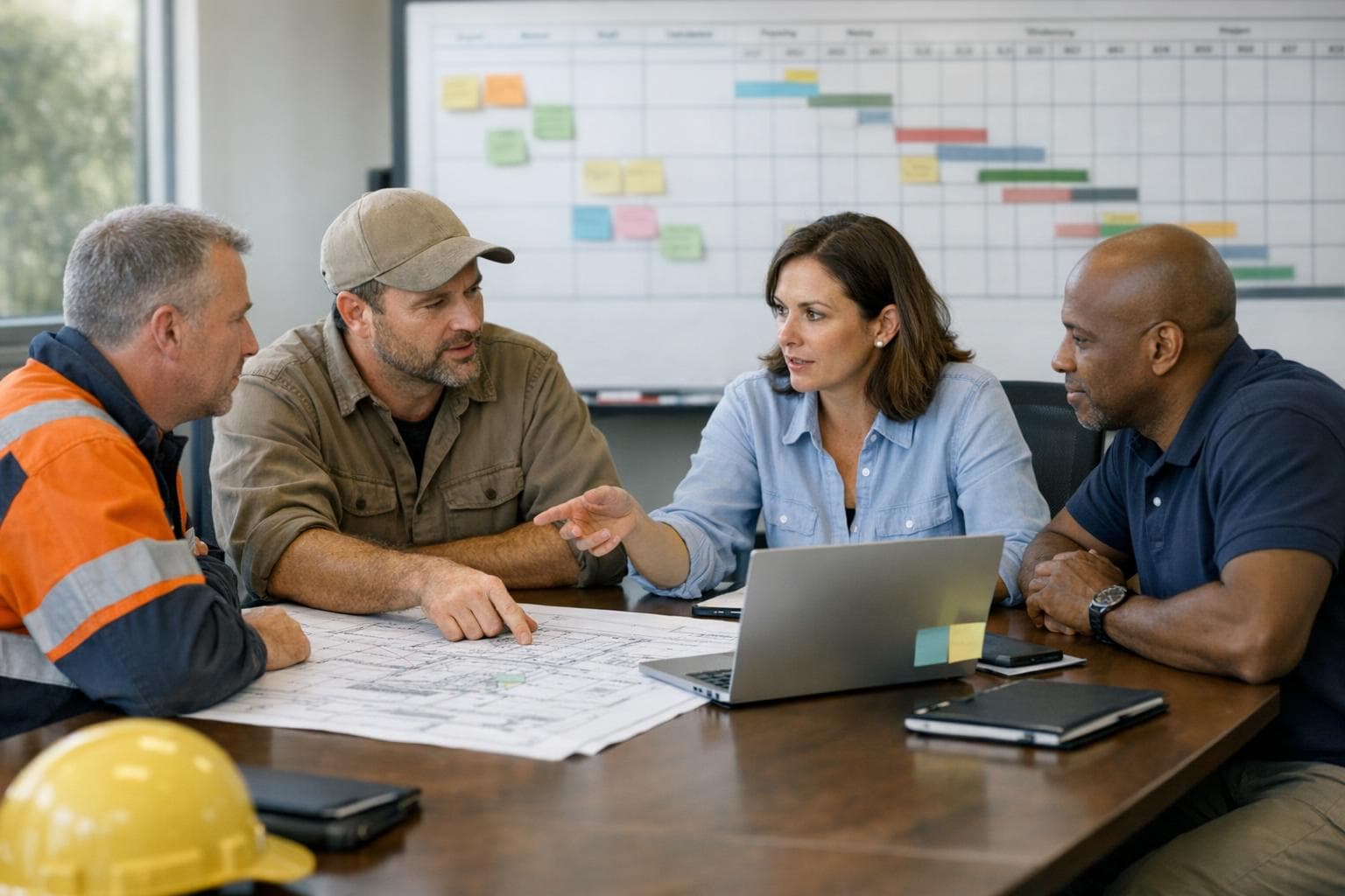 Project planning meeting with JSF operations and field leadership